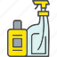 cleaning, products, packaging, plastic, detergent, liquid 