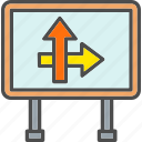 destination, directions, road, sign, traffic, travel