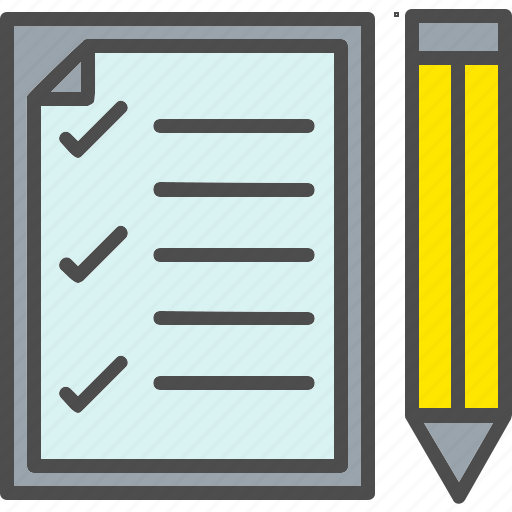 Document, list, paper, shopping, todo, checklist, tasks icon - Download on Iconfinder