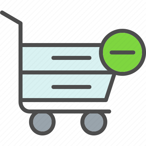 Ecommerce, remove, from, cart, sale, basket, retail icon - Download on Iconfinder