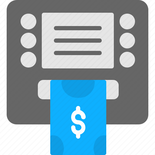 Atm, bank, cash, machine, money, withdraw icon - Download on Iconfinder