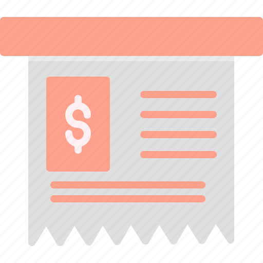 Bill, finance, invoice, money, payment, receipt icon - Download on Iconfinder