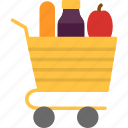 cart, food, grocery, shop, shopping, supermarket