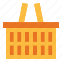 basket, shopping, supermarket