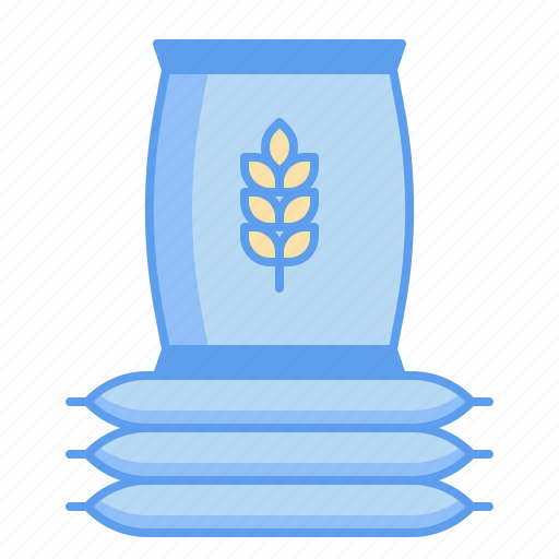 Rice, wheat, flour, grain, sack, food, supermarket icon - Download on Iconfinder