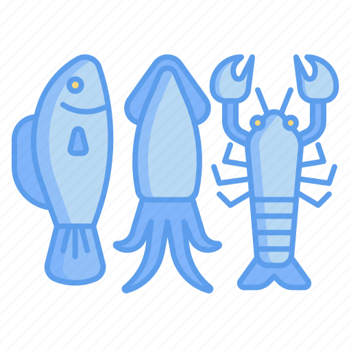 Seafood, fish, squid, shrimp, lobster, octopus, food icon - Download on Iconfinder