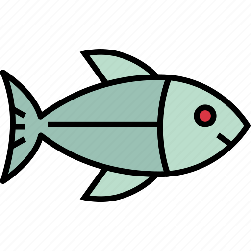 Fish, food, supermarket, restaurant, fishes, meat, animal icon - Download on Iconfinder
