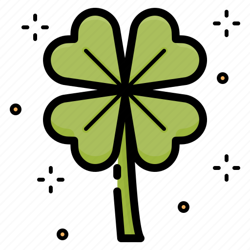 Premium Vector  Four leaf clovers icon lucky penny logo