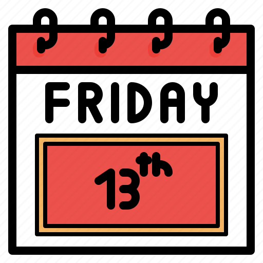 Friday, 13th, calendar, unlucky, belief, badluck, thirteenth icon - Download on Iconfinder