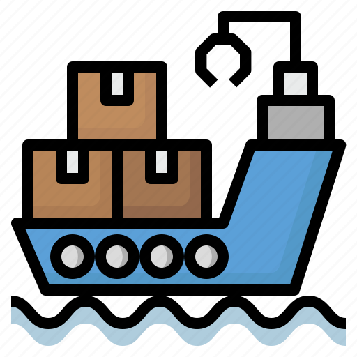Sea, freight, shipping, supply, chain, management, transhipment icon - Download on Iconfinder