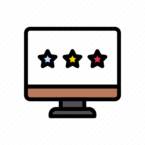 Feedback, rating, screen, star, success icon - Download on Iconfinder