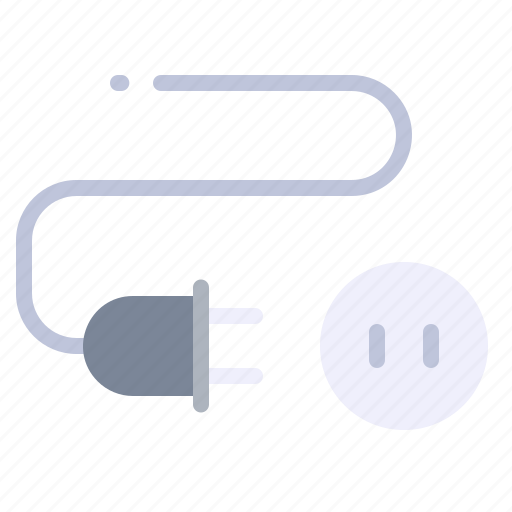 Cable, connect, electric, plug, socket icon - Download on Iconfinder