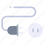 cable, connect, electric, plug, socket 
