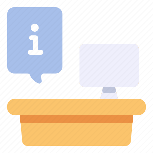 Customer, desk, information, service, support icon - Download on Iconfinder