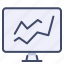 chart, computer, graph, monitor, trading 