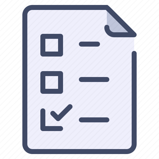 Answer, checkbox, exam, paper, test icon - Download on Iconfinder