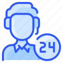 avatar, customer, hours, man, operator, support