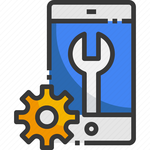 Mobile, support, technical, setting, gear, wrench, service icon - Download on Iconfinder