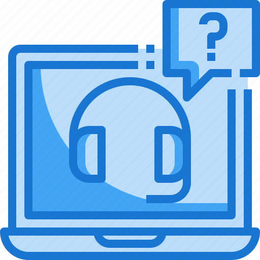 Help, laptop, online, support, technical, customer, service icon - Download on Iconfinder