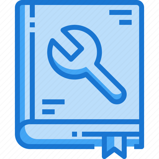 Manual, guide, setting, education, help, support, book icon - Download on Iconfinder
