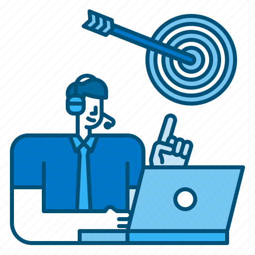 Telemarketing, target, marketing, finance, business, support icon - Download on Iconfinder