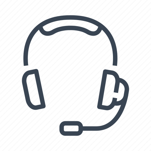 Headphones, operator, call, center, service, support, contact icon - Download on Iconfinder
