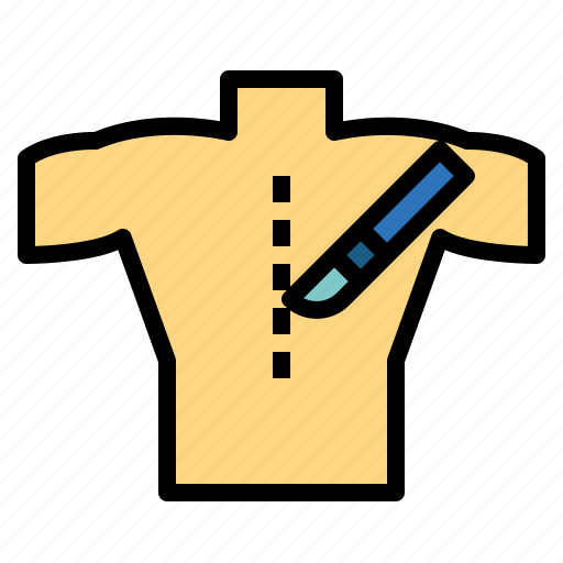 Surgery, scalpel, medical, treatment, back icon - Download on Iconfinder