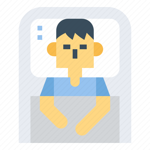 Patient, disease, illness, hospitalisation, sick, person icon - Download on Iconfinder