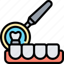mirror, mouth, dental, dentistry, checkup
