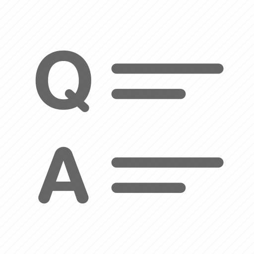 Answer, faq, help, question, questionnaire, survey icon - Download on Iconfinder