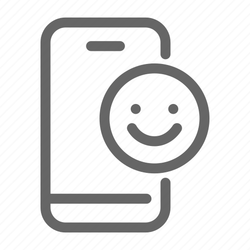 Happy, phone, smartphone, smiley, survey, vote icon - Download on Iconfinder
