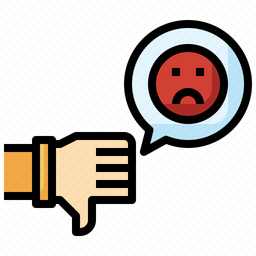 Dislike, bad, review, customer, sad, thumbs, down icon - Download on Iconfinder