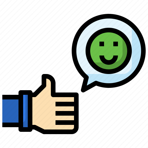 Like, good, review, smile, satisfaction, customer icon - Download on Iconfinder