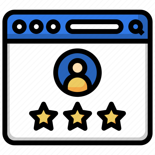 Review, customer, rating, browser, feedback icon - Download on Iconfinder