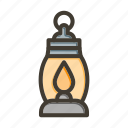 gas lamp, light, lamp, lantern, fire