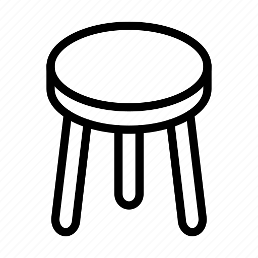 Stool, chair, seat, house, furniture icon - Download on Iconfinder