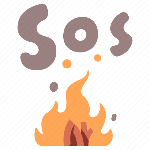 Sos, rescue, signal, fire, message, help, emergency icon - Download on Iconfinder