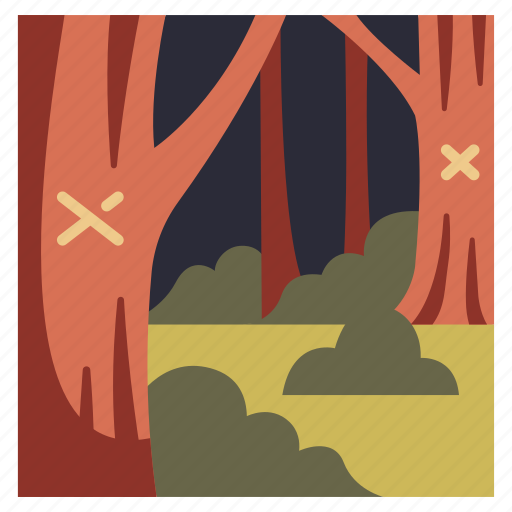 Tree, mark, wood, nature, forest, wandering icon - Download on Iconfinder