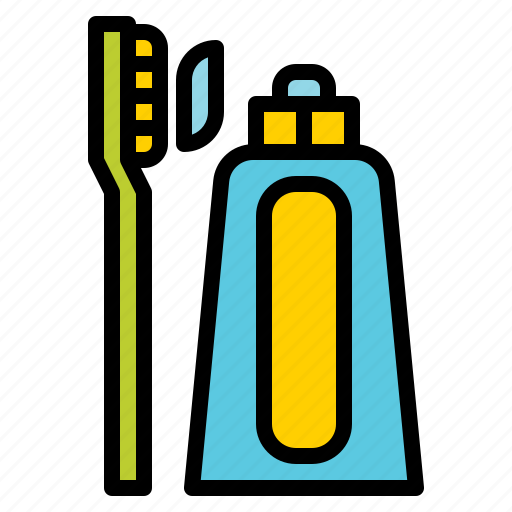 Toothbrush, toothpaste, clean, dental, hygiene icon - Download on Iconfinder