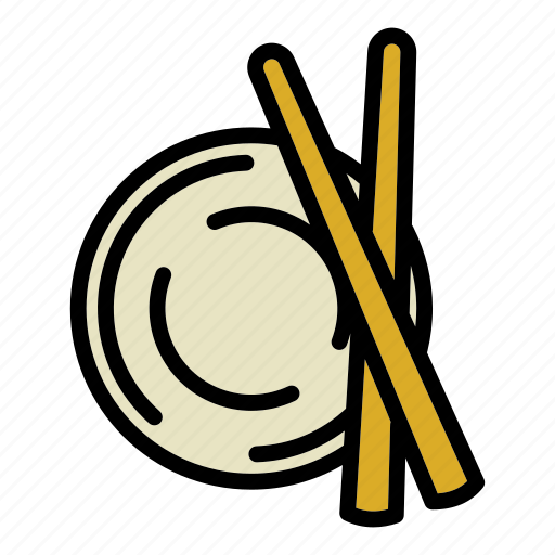 Bowl, fish, food, sticks, sushi icon - Download on Iconfinder