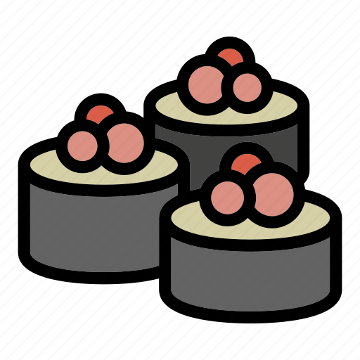 Caviar, fish, food, party, roll, sushi icon - Download on Iconfinder