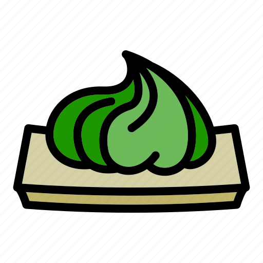 Fish, food, green, leaf, nature, sushi, wasabi icon - Download on Iconfinder