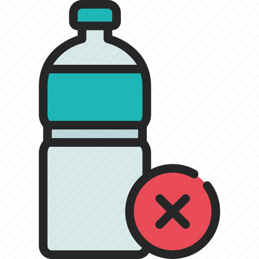 No, plastic, bottles, plastics, prohibited icon - Download on Iconfinder