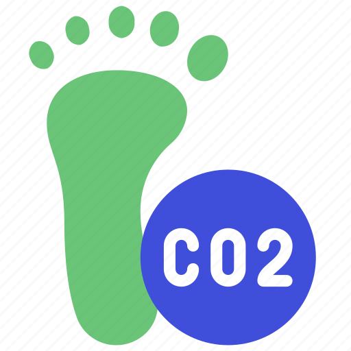 Carbon, footprint, co2, gas, print icon - Download on Iconfinder