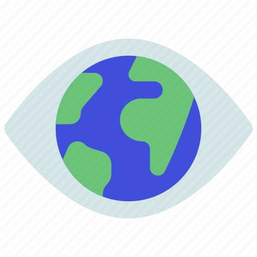 Climate, vision, eye, visualise, earth icon - Download on Iconfinder