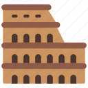 colosseum, roman, landmark, construction
