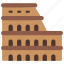 colosseum, roman, landmark, construction 