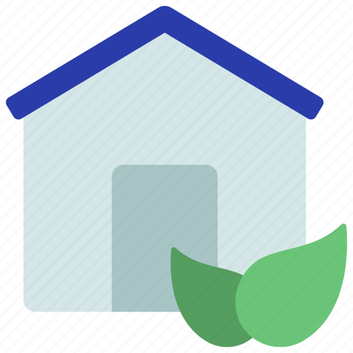 Eco, friendly, house, home, leaves, organic icon - Download on Iconfinder