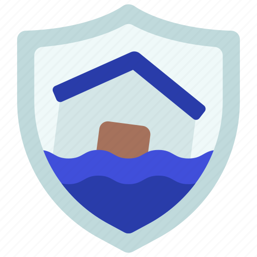 Flood, protection, flooded, flooding, home icon - Download on Iconfinder