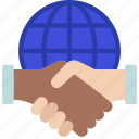 global, agreement, handshake, world, grid